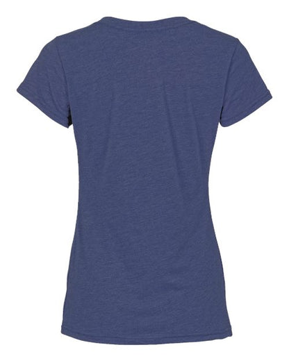 Custom EmbroideredBoxercraft Women's Tri-Blend T-Shirt 11359 Navy Heather