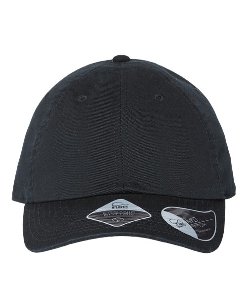 Atlantis Headwear Sustainable Dad Hat FRASER Custom Embroidered Business Logo