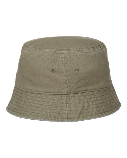 Atlantis Headwear Sustainable Bucket Hat POWELL Custom Embroidered Business Logo