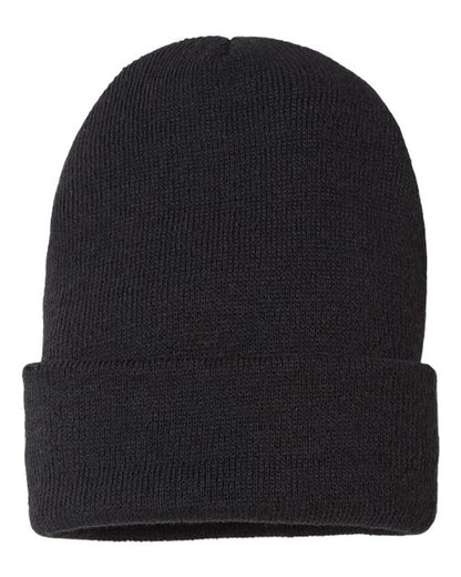 CAP AMERICA USA-Made Sustainable Cuffed Beanie SKN24 Custom Embroidered Business Logo