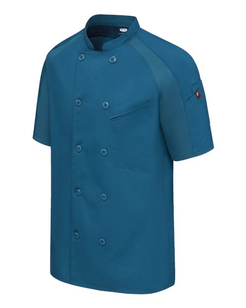 Chef Designs Airflow Raglan Chef Coat 052M Custom Embroidered Business Logo