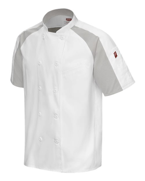Chef Designs Airflow Raglan Chef Coat 052M Custom Embroidered Business Logo