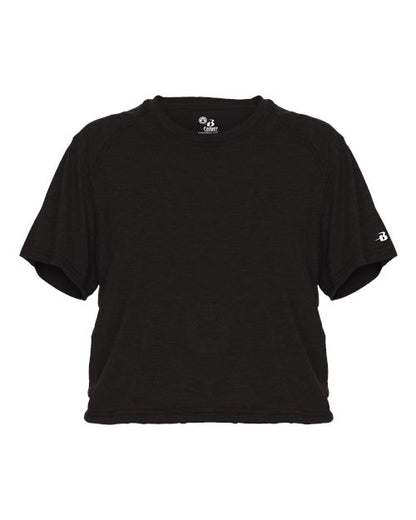 Badger Women's Tri-Blend Crop T-Shirt 4963