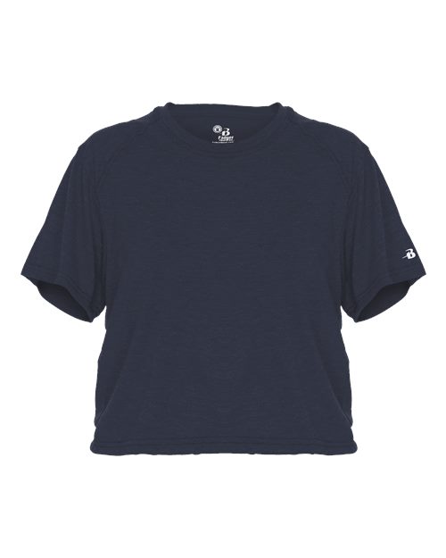 Badger Women's Tri-Blend Crop T-Shirt 4963