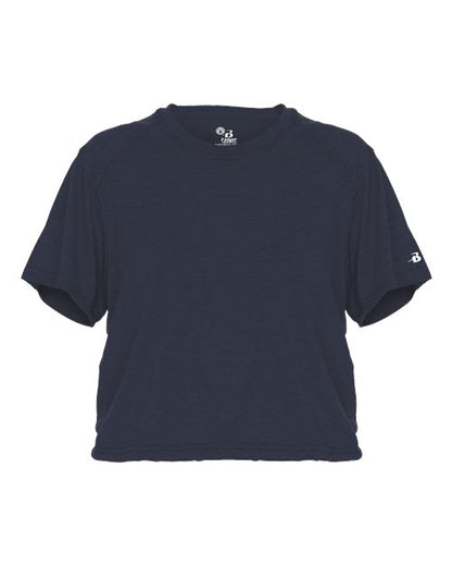 Badger Women's Tri-Blend Crop T-Shirt 4963