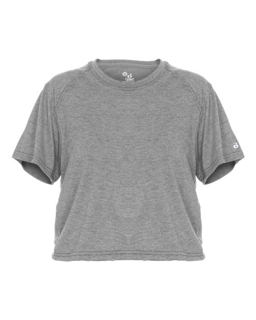 Badger Women's Tri-Blend Crop T-Shirt 4963