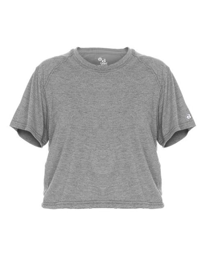 Badger Women's Tri-Blend Crop T-Shirt 4963