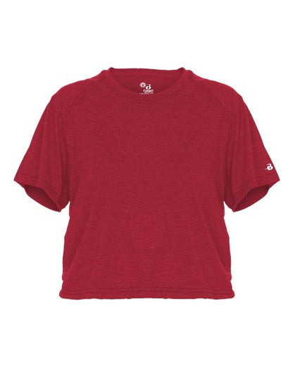 Badger Women's Tri-Blend Crop T-Shirt 4963