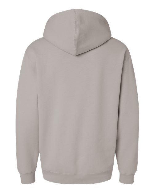 Independent Trading Co. Heavyweight Hooded Sweatshirt IND4000 Cement Custom Embroidered Business Logo