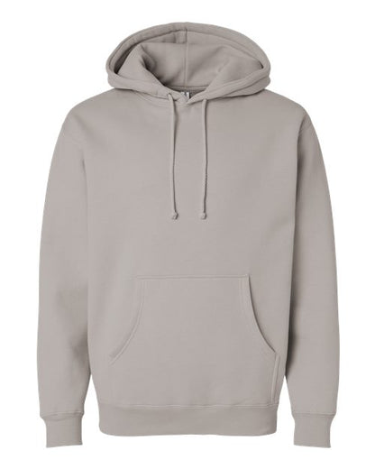 Independent Trading Co. Heavyweight Hooded Sweatshirt IND4000 Cement Custom Embroidered Business Logo