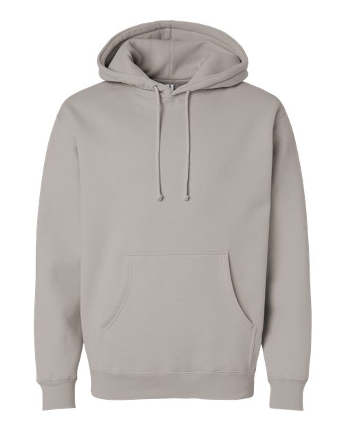 Independent Trading Co. Heavyweight Hooded Sweatshirt IND4000 Cement Custom Embroidered Business Logo