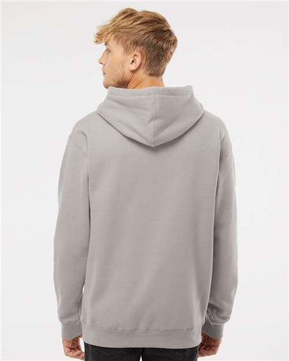 Independent Trading Co. Heavyweight Hooded Sweatshirt IND4000 Cement Custom Embroidered Business Logo