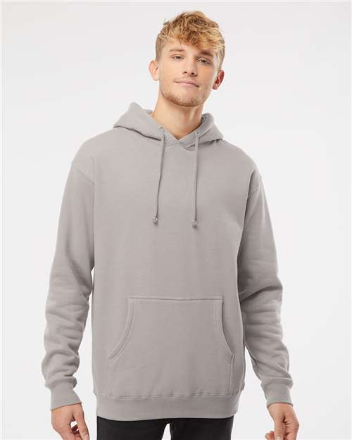 Custom Embroidered  Independent Trading Co. Heavyweight Hooded Sweatshirt IND4000 Cement