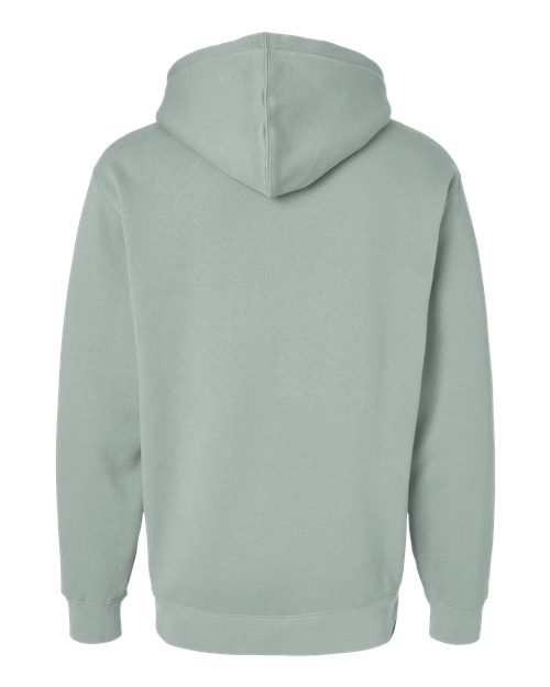 Independent Trading Co. Heavyweight Hooded Sweatshirt IND4000 Dusty Sage Custom Embroidered Business Logo