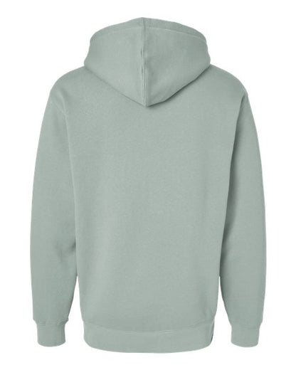 Independent Trading Co. Heavyweight Hooded Sweatshirt IND4000 Dusty Sage Custom Embroidered Business Logo
