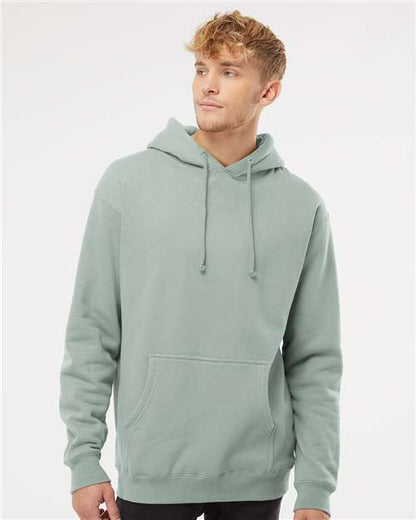 Custom Embroidered  Independent Trading Co. Heavyweight Hooded Sweatshirt IND4000 Dusty Sage