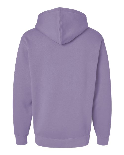 Independent Trading Co. Heavyweight Hooded Sweatshirt IND4000 Plum Custom Embroidered Business Logo