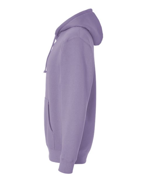 Independent Trading Co. Heavyweight Hooded Sweatshirt IND4000 Plum Custom Embroidered Business Logo