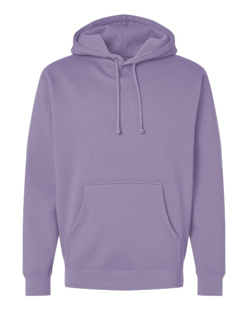Independent Trading Co. Heavyweight Hooded Sweatshirt IND4000 Plum Custom Embroidered Business Logo