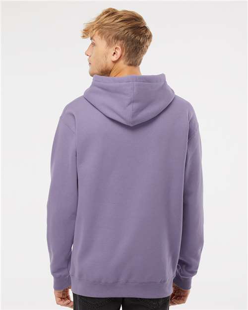 Independent Trading Co. Heavyweight Hooded Sweatshirt IND4000 Plum Custom Embroidered Business Logo