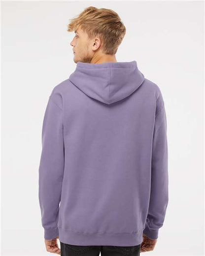 Independent Trading Co. Heavyweight Hooded Sweatshirt IND4000 Plum Custom Embroidered Business Logo