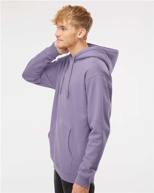 Independent Trading Co. Heavyweight Hooded Sweatshirt IND4000 Plum Custom Embroidered Business Logo