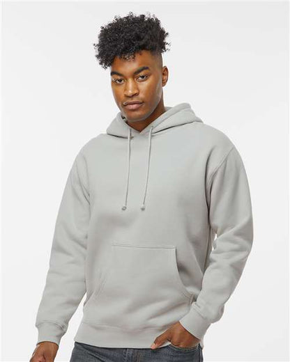 Independent Trading Co. Heavyweight Hooded Sweatshirt IND4000 Slate Blue Custom Embroidered Business Logo