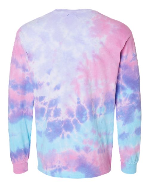 Colortone Tie-Dyed Long Sleeve T-Shirt 2000 Cotton Candy