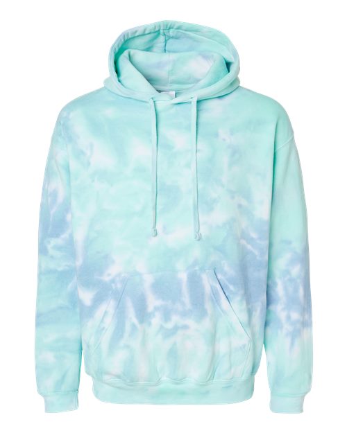 Colortone Tie-Dyed Hooded Sweatshirt 8777 Slushy