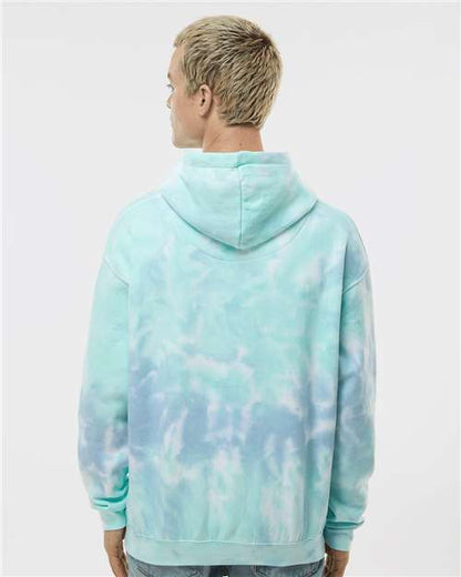 Colortone Tie-Dyed Hooded Sweatshirt 8777 Slushy