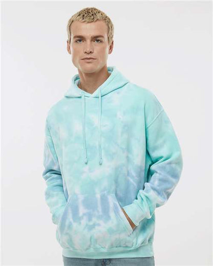 Custom Embroidered  Colortone Tie-Dyed Hooded Sweatshirt 8777 Slushy