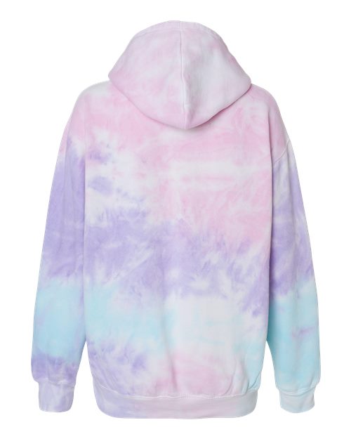 Colortone Tie-Dyed Hooded Sweatshirt 8777 Cotton Candy