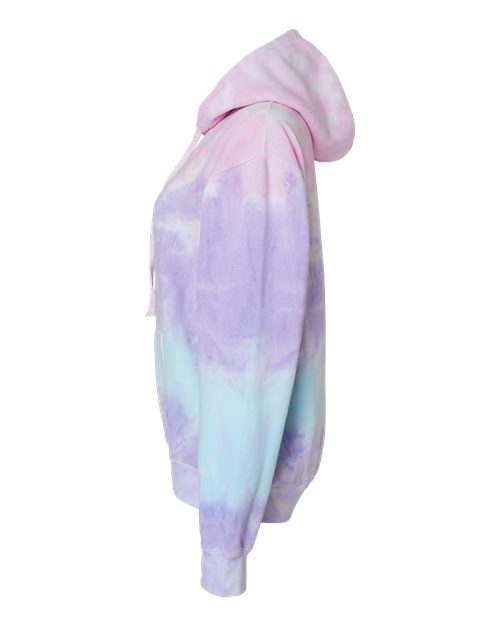 Colortone Tie-Dyed Hooded Sweatshirt 8777 Cotton Candy