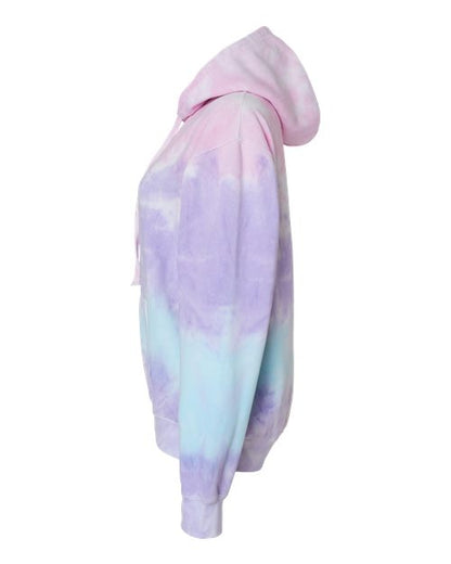 Colortone Tie-Dyed Hooded Sweatshirt 8777 Cotton Candy