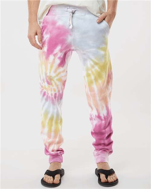 Custom Embroidered  Colortone Tie-Dyed Joggers 8999  