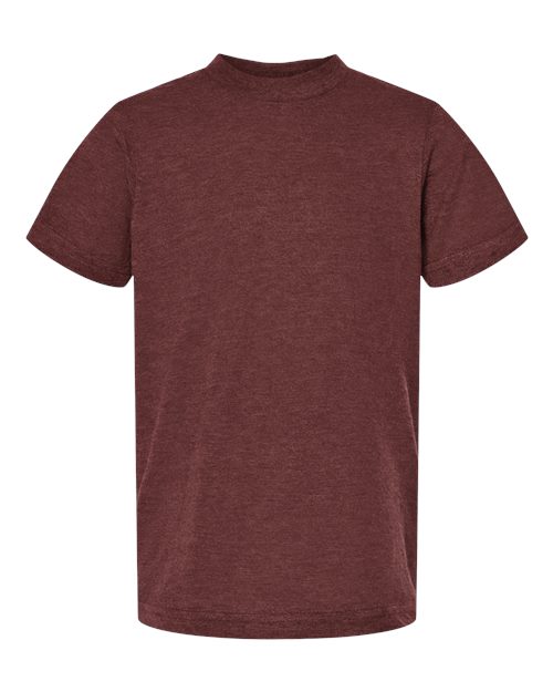 Tultex Youth Fine Jersey T-Shirt 235 Heather Burgundy