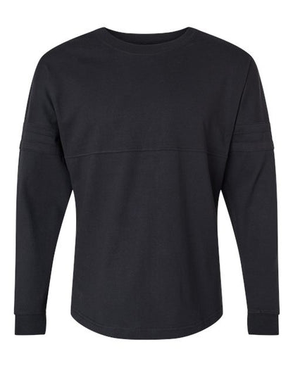 Boxercraft Women's Pom Pom Long Sleeve Jersey T-Shirt BW3514 Black