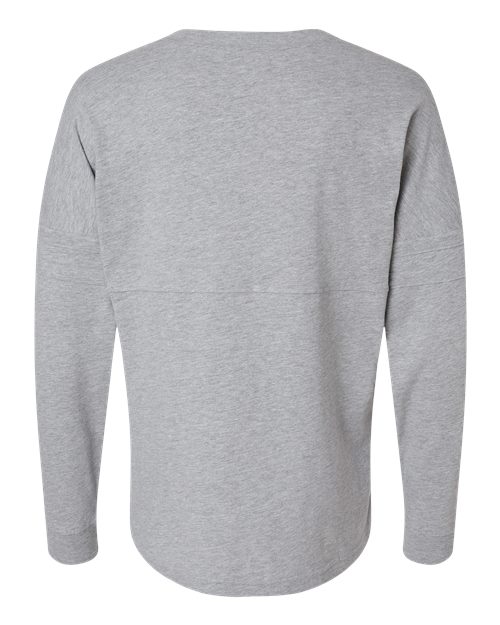 Boxercraft Women's Pom Pom Long Sleeve Jersey T-Shirt BW3514 Oxford Heather