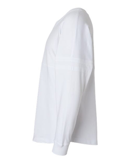 Boxercraft Women's Pom Pom Long Sleeve Jersey T-Shirt BW3514 White
