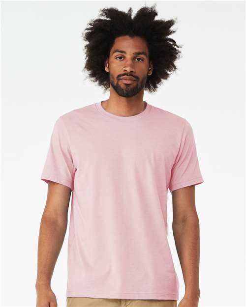 BELLA + CANVAS CVC Jersey Tee 3001CVC Heather Pink