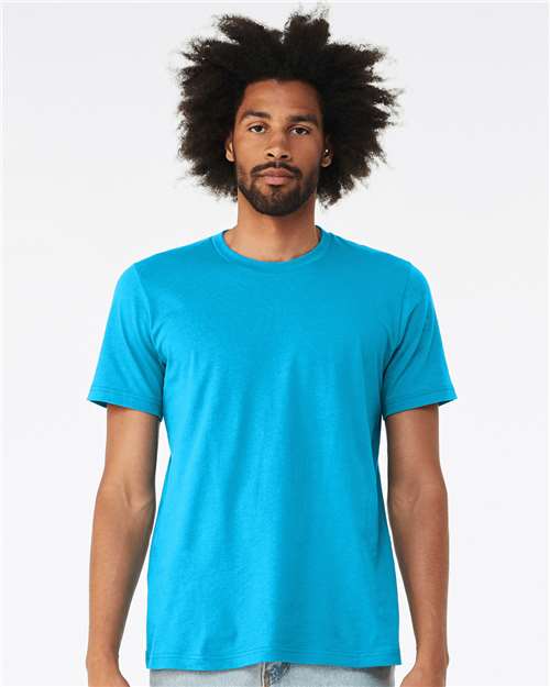 BELLA + CANVAS CVC Jersey Tee 3001CVC Neon Blue