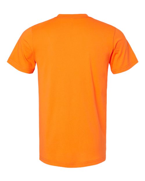 BELLA + CANVAS CVC Jersey Tee 3001CVC Neon Orange Custom Embroidered Business Logo