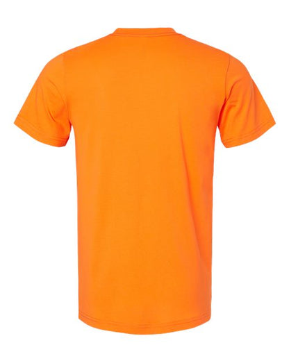 BELLA + CANVAS CVC Jersey Tee 3001CVC Neon Orange Custom Embroidered Business Logo