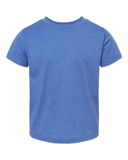 BELLA + CANVAS Toddler Jersey Tee 3001T Heather True Royal Custom Embroidered Business Logo