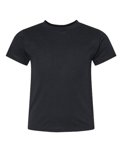 BELLA + CANVAS Toddler Jersey Tee 3001T Solid Black Blend Custom Embroidered Business Logo