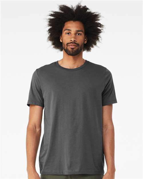 BELLA + CANVAS Triblend Tee 3413 Sea Green Triblend Custom Embroidered Business Logo