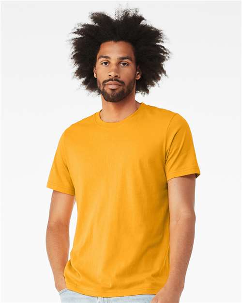 BELLA + CANVAS Triblend Tee 3413 Solid Forest Triblend Custom Embroidered Business Logo