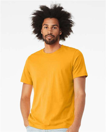 BELLA + CANVAS Triblend Tee 3413 Solid Forest Triblend Custom Embroidered Business Logo