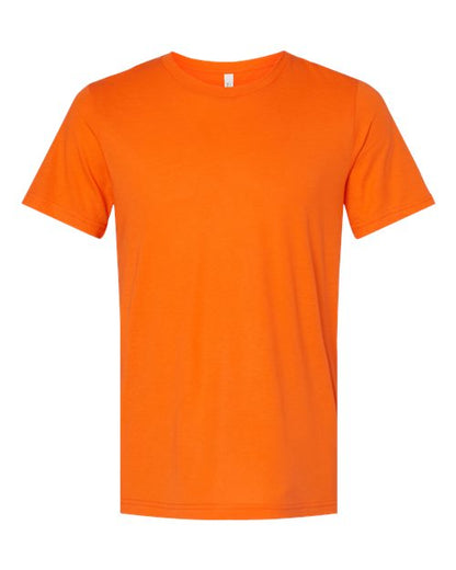 BELLA + CANVAS Triblend Tee 3413 Solid Orange Triblend Custom Embroidered Business Logo