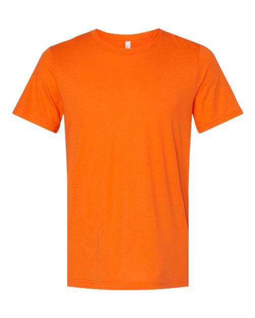 BELLA + CANVAS Triblend Tee 3413 Solid Orange Triblend Custom Embroidered Business Logo